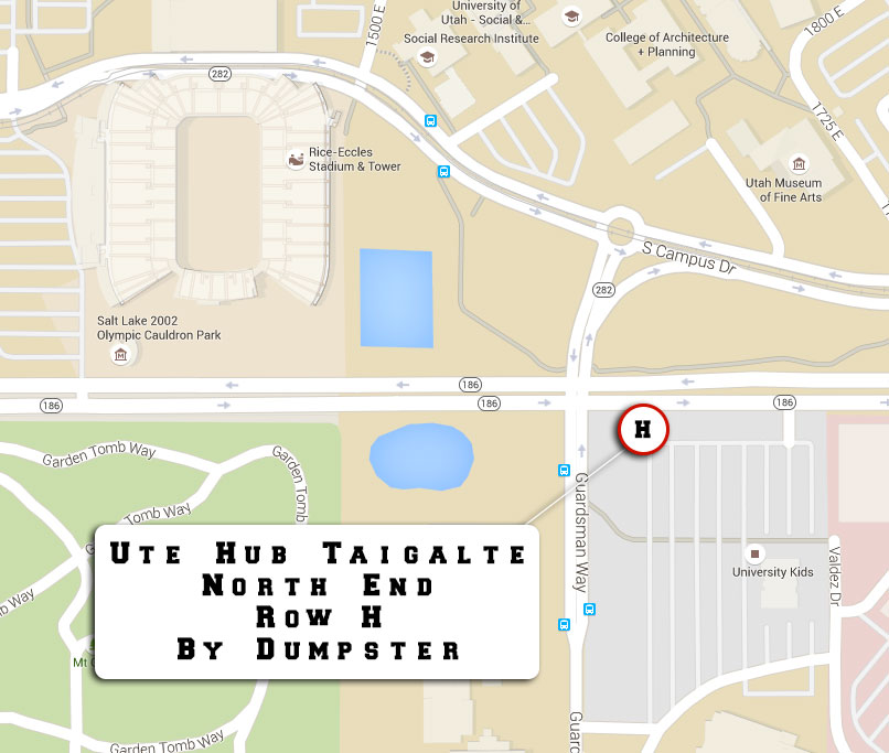 Utah Utes Tailgate Spot