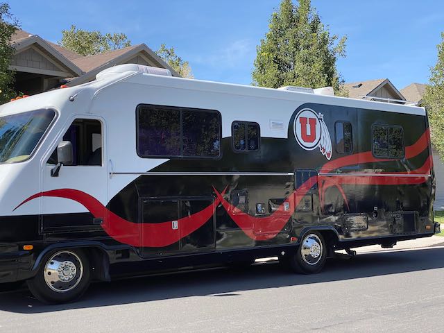 Utes Tailgating RV