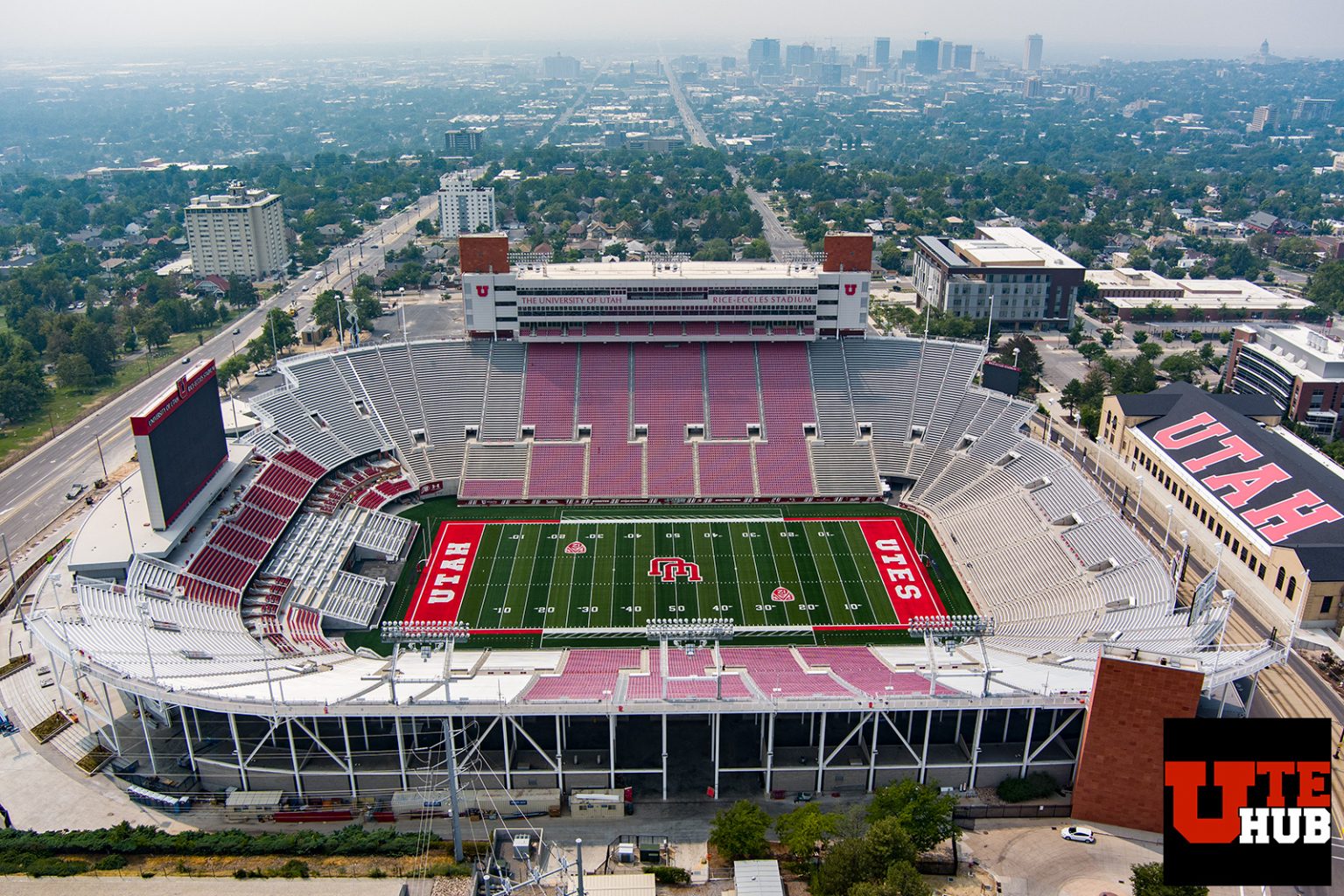 Rice Eccles Stadium Construction Photos 25 Days To Game One Ute Hub